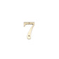 The door plate copper number of hardware products